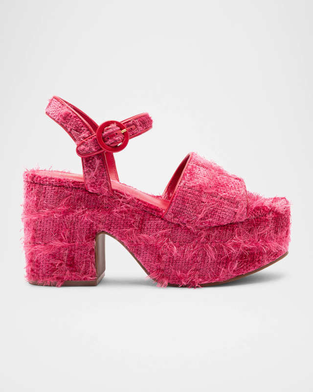 Miso Velvet Agami Platform Sandals